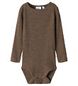 Name It Body l/æ - Uld - Rib - NbmWossa - Walnut