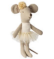 Maileg Mus - Lillesøster - Ballerina - Off White