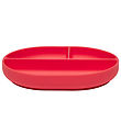 OYOY Tallerken - Enkei Suction - Silikone - Cherry Red