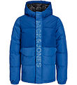 Jack & Jones Dynejakke - JCOSpeed - Nautical Blue/TONAL BLOCKING