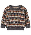 Wheat Bluse - Strik - Jaquard - Elias - Multi