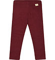 Petit Piao Leggings - Rib - Modal - Dark Cherry