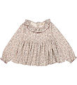 MarMar Bluse - Tiora Frill - Deep Peony