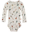 Katvig Body l/æ - Uld - Off White m. Drager
