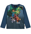 LEGO® Ninjago Bluse - LWTano 619 - Middle Blue m. Print
