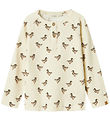 Lil Atelier Bluse - NmmGavo - Rib - Turtledove/DUCK