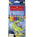 Faber-Castell Farveblyanter - 10 stk. - Jumbo Grip Dino