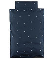 Filibabba Sengetøj - Baby - Midnight/Broderet Hvalen Christian