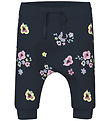 Name It Trousers - NbfVandora - Dark Sapphire/Flowers