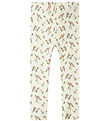 Lil' Atelier Leggings - Rib - NmfGavo - Turtledove/Bird