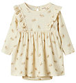 Lil Atelier Body l/æ - NbfLavo - Turtledove/Rabbit