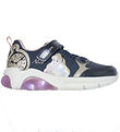 Geox Blinkesko - J Fadinlight - Tex - Navy/Platinum