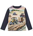 Minymo Bluse - Blue Nights m. Print