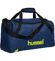 Hummel Sportstaske - Large - Core - Dark Denim/Lime Punch