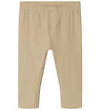 Name It Leggings - Rib - NbmOzzie - Plaza Taupe