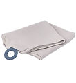 Doomoo Ammetæppe m. Bidering - Musselin - 100x85 cm - Beige