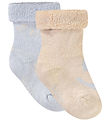 Molo Strømper - Bambus - 2-pak - Nodda - Skywriting/Beige