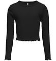 Kids Only Bluse - KogFenja - Black