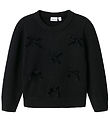 Name It Bluse - Strik - NmfRonja - Black