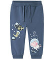 Name It Sweatpants - NmmDeb Peppa Pig - China Blue m. Print
