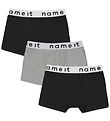 Name It Boxershorts - NkmBoxer - 3-pak - Sort/Bright White Waist