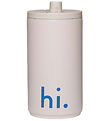 Design Letters Termokop - Travel - 350 ml - Beige m. Hi