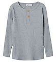 Name It Bluse - Rib - NmmBart - Quarry