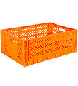 Aykasa Foldekasse - 60x40x22 cm - Maxi - Neon Orange
