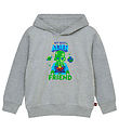 LEGO® Wear Hættetrøje - LWSaku - Gråmeleret m. Alien