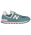New Balance Sko - 574 - New Spruce/Blast Red