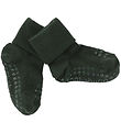 GoBabyGo Strømper - Bambus - Non-Slip Socks - Forest Green