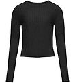Kids Only Bluse - Rib - KogMeddi - Black