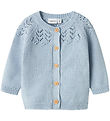 Name It Cardigan - Strik - NbfBimolly - Subdued Blue