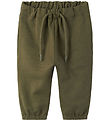 Name It Bukser - NbmBrir - Dusty Olive