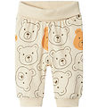 Name It Sweatpants - NbnBare - Summer Sand m. Bjørne