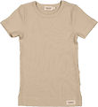 MarMar T-shirt - Rib - Modal - Plain - Stone Wall