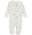 Joha Heldragt - Uld/Silke - Off White m. Print