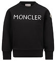 Moncler Sweatshirt - Sort m. Hvid