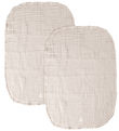 Sebra Pusleunderlag - 2-pak - Musselin - Birchbark Rose