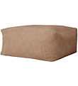 Kids Concept Puf - 85x85x34 cm - Fløjl - Brun
