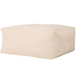 Kids Concept Puf - 85x85x34 cm - Fløjl - Off-White