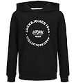 Jack & Jones Hættetrøje - JJSimon - Noos - Sort