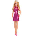 Barbie Dukke - 30 cm - Fashionista Doll Pink Dress Heart Cutout