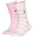 Tommy Hilfiger Strømper - 2-pak - Breton - Pink