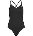 Puma Badedragt - Crossback  V-neck Padded - Sort