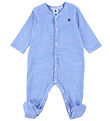 Petit Bateau Natdragt m. Fødder - Delphinium/Marshmallow