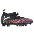 Puma Fodboldstøvler - Future 8 Match FG/AG Jr - Sort/Hvid/Glowin