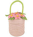 Meri Meri Stråtaske - Blomster - Kurv - 13x18 cm - Rosa
