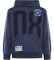 Converse Hættetrøje - Converse Navy m. Print