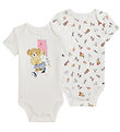 Polo Ralph Lauren Bodyer k/æ - 2-pak - Hvid m. Sommerprint